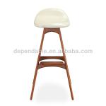 B106 hight quility wood Erik Buch bar chair