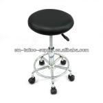 Hydraulic salon bar stool with wheels