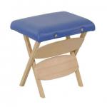 Sukar appearing portable wood massage stool