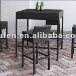 2011 new garden PE rattan bar stool