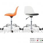 swivel ABS bar chair /bar stool with wheels