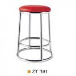 Factory Red PU metal Stackable Bar Stool ZT-191