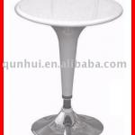 Plastic/ABS chromed metal modern bar table QH-601-QH-601