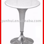 Plastic/ABS chromed metal modern bar table QH-601