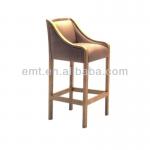 High End Wooden Bar Chair Wooden Bar Stool With Armrest(EMT-C76)