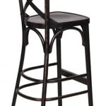 Wooden bar stool-BISTRO X BAR