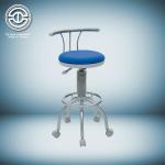 footrest steel tube base bar stool