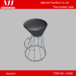 Top grade fashion leather stainless steel bar stool HG59