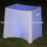 FO-8548 Led rumble stool,led cube bench,plastic bar stool