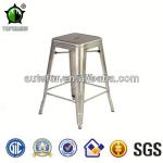 Tolix metal Marais antique metal industrial bar stools