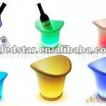 rechargeable led lighting plastic ice bucket for bar and club-HTX-YY-03018