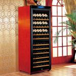 refrigerated wine cabinet dual zone led screen