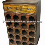 Antique wine rack, wine cabinet, wooden wine holder-BS00922