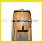 WOODEN WINE BARREL RACK