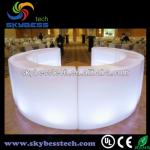 Shining RGB glow bar furniture/portable bar counter/light bar