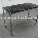 KSDM-007 STAINLESS STEEL FURNITRUE, BAR TABLE, MARBLE.-