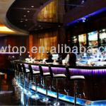 LED light modern design bar counter for hotel