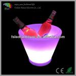 LED Round Champagne Bucket for Serving Drinks