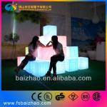 LED colors plastic lighting new modem party wedding garden furniture nightclub