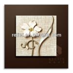 2013 hot sale relief painting beautiful flower for hotel decoration