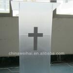 Yiwu OEM Clear Acrylic Church Pulpit With Cross-ACP05
