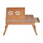 Eco-Friendly Good Quality Bamboo portable foldable laptop table for computer-LH395
