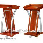 Hardware wood modern church podium, Hotel reception podium stand(FOHK-5)