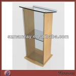 acrylic lectern / plexiglas panel / church furniture-MW-LPN-1075