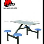 2012 hot sell 4 seat dining table without seat back