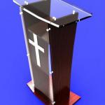 Acrylic Podium/Lectern/Pulpit/Plexiglass/Lucite/clear(LE-G017)-LE-G017