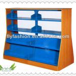 school library double face bookshelf/book shelf