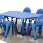 plastic trapezoid table for kindergarten-YQL-D019