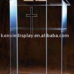 modern design acrylic lectern digital podium-konxie-08128