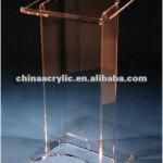 clear modern design acrylic church lectern-