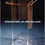 clear modern design acrylic church lectern