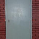 steel school door-