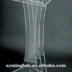 simple structure clear floor acrylic lectern-MH-AL-101