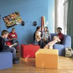 Soft seating in school: relaxing corners and quiet zones-