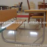 double seat SCHOOL FURNITURE for children use-stanerd