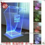 Yiwu OEM Color LED Clear Acrylic Church Pulpit