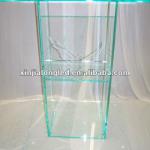Floor Standing Transparent Acrylic Lectern Acrylic Glassgreen Plexiglass Podium