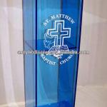 Novel acrylic pulpits for churches