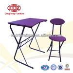 Modern Purple School Desk and Chair