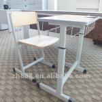 Height Adjustable School Desk and Chair