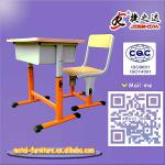 Height adjustable school desk
