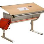 Height adjustable kid&#39;s drawing table KC-7660-7660