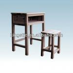 Wooden School Desks and chairs (single)-TB-D16