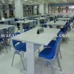 School furniture student reading desk with the wooden table-board