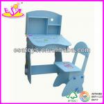 2013 TOP blue children table and chair set,desk lift (wj278372)