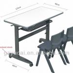 Moveable double school desk/boardroom table